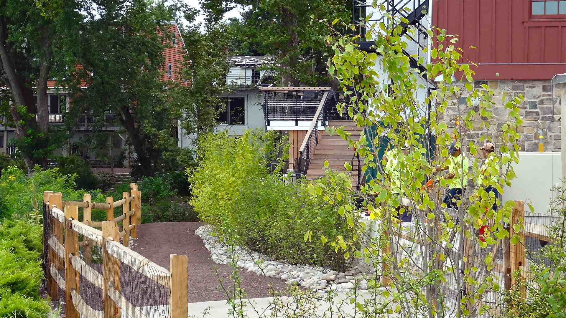 Bucks County Playhouse rear bar deck New Hope Free Press