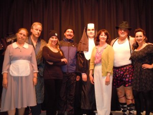 (L to R) Valerie Sharper, Dave Sharper, Stephanie Smith, PaulFrank, Mathew Thompson, Laurel Collins, Joseph Perignat, Jillian Thacker Ambs