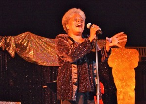 Terri White performing at the Raven last summer