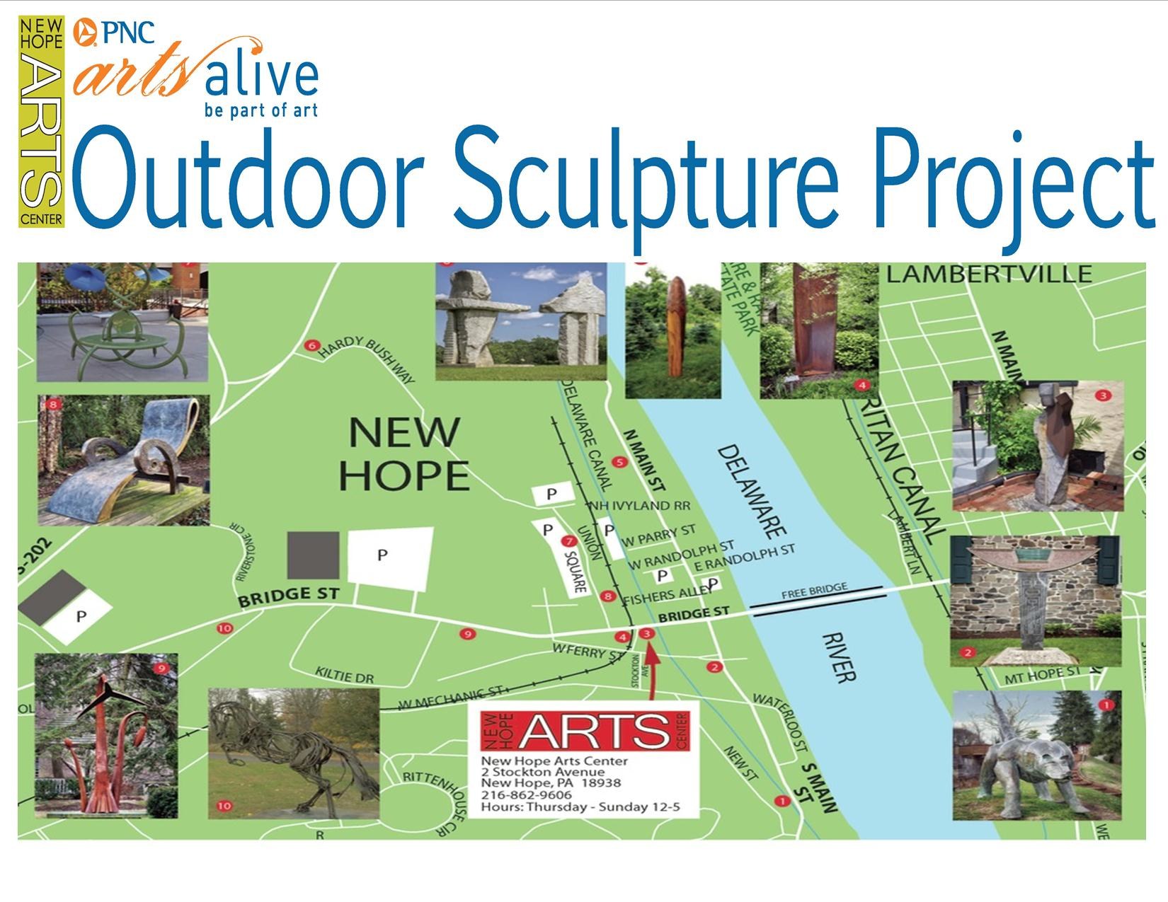 Outdoor Sculpture Map New Hope Free Press