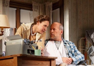 Laurie Mercalf and Bruce Willis in Misery (Photo: Joan Marcus)