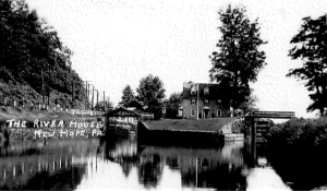 View of the River House from the south in the early 1900s.