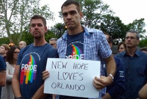 Vigil for Orlando - New Hope Free Press
