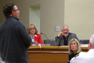 (left to right) Revitalization Committee Member Jules Sghiaiti, Borough Council Member Connie Gering, and Council President Bill Scandone.