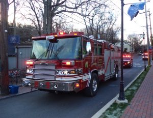 Midway Volunteer Fire Company arrived to help out.