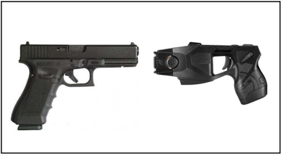 Glock 17 vs. Taser X26P New Hope Free Press